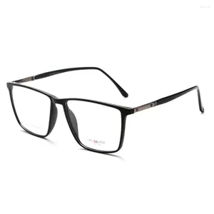 Lunettes de soleil Frames LTRA Light Rectangle des lunettes confortables Retro Full Rim Optical Optical Prescription Lunes Fames hommes femmes