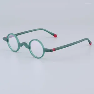 Zonnebrilmonturen Matte Kleine Ronde Japanse Stijl Brillen Mannen Mode Optische Bril En Vrouwen Schildpad Zwarte Brillen