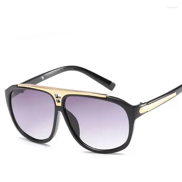 Lunettes de soleil Cadres Hommes Conduite Noir à vendre Mode surdimensionné Big Designer Lunettes de soleil Femme et homme avec étui Discount Cadre