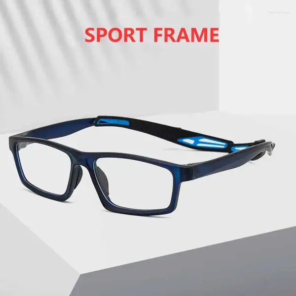 Lunettes de soleil Frames Men Sport des lunettes de myopie sans glissement