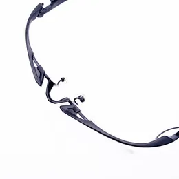 Marcos de gafas de sol MF- 1230T Masaki Japón Diseño Bisagra de resorte de titanio puro Se adapta a hombres de cara grande Medio sin montura Semi Anteojos Espectáculo