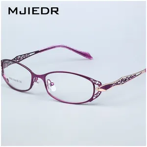 Lunettes de soleil Frames Mjiedr Femmes Prescription Eyeglass optiques avec lunettes de spectacle flein