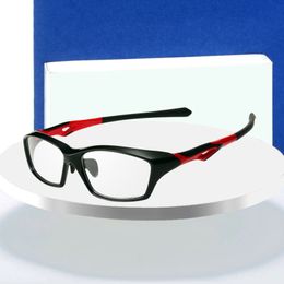 Zonnebrillen frames ochki tr90 glazen frame mannen volle mode brillen voor sportmyopia bril door ultralicht antislide ontwerp 230325