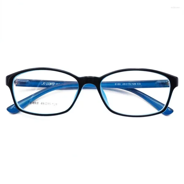 Monturas de gafas de sol Gafas graduadas Gafas para niños Montura pequeña Borde para miopía Ultraligero TR90 Venta al por mayor 8189