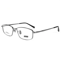 Lunettes de soleil Frames Puranium Eyeglass Men Optical Frame Prescription Lunes Spectacle FlexBile Long Temple 148 mm Sports Style