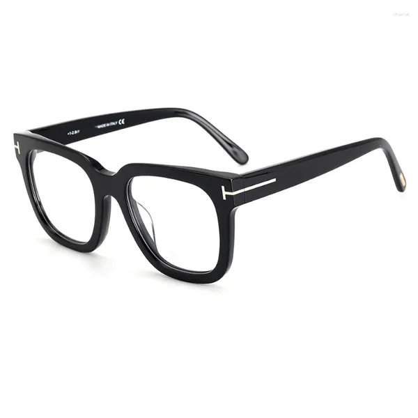 Marcos de gafas de sol Gafas de lectura para hombres Mujeres Lentes graduadas Decorativo Azul Anti Luz Computadora Miopía TF690-F