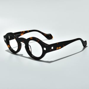 Zonnebrillen frames retro ronde acetaat optische glazen mannen vrouwen handgemaakte vintage myopia recept bril ontwerper bril brillen 230325