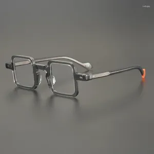 Zonnebrilmonturen Retro Vierkant Brilmontuur Heren Klassiek Personlized Designer Merk Optische Brillen Bijziendheid Lezen Dames Recept