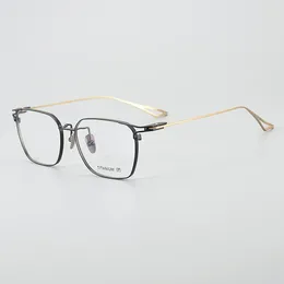 Sonnenbrillenrahmen Retro Quadratisch Einfache Brillengestell Männer Vintage Designer Titan Optische Brillen Myopie Lesen Frauen Personalisiert