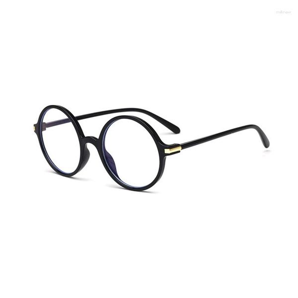 Lunettes de soleil Cadres Lunettes rondes transparentes pour femmes Hommes Verre clair Étudiant Monture de lunettes Peut personnaliser Myopie Presbytie Lentille L3