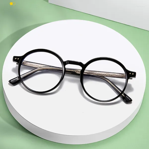 Lunettes de soleil Frames Small Size Spectacle Fashion Retro Round Round Eyeglass Ultra Light TR90 Eyewear Optical Prescription Man Woman 1030