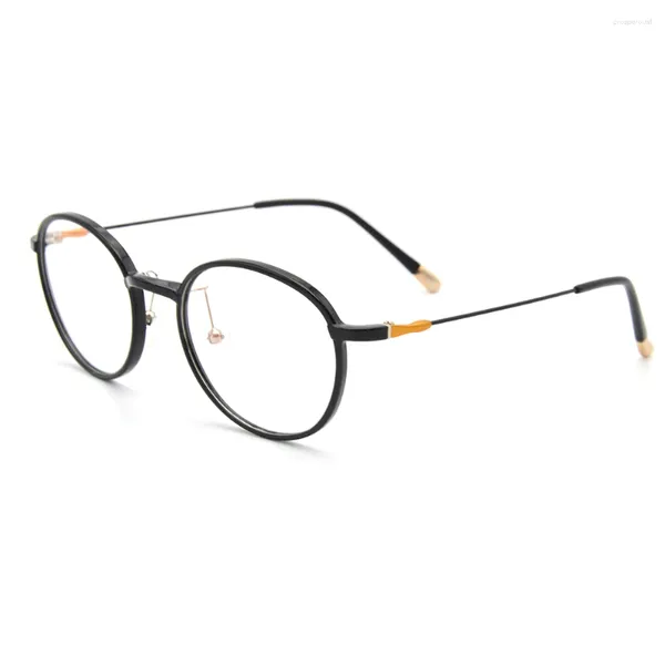 Monturas de gafas de sol Marco de anteojos redondos vintage de tamaño pequeño para mujer Diseño coreano Gafas de lectura ultraligeras Presbicia progresiva