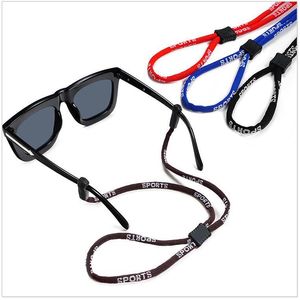 Cadres de lunettes de soleil, lunettes de sport, cordons de chaîne, corde en tissu réglable, accessoires de mode d'extérieur pour femmes, sangles de maintien de lanière