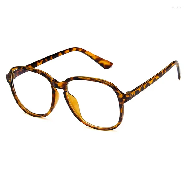 Monturas de gafas de sol para hombre y mujer, anteojos de sol femeninos de gran tamaño, de Color sólido, tonos súper bonitos, lentes transparentes