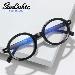 Zonnebrillen Frames Suncubic Big Frame Retro Oval Optical Glasses Men Women TR90 Rivet Fashion -bril JS6205