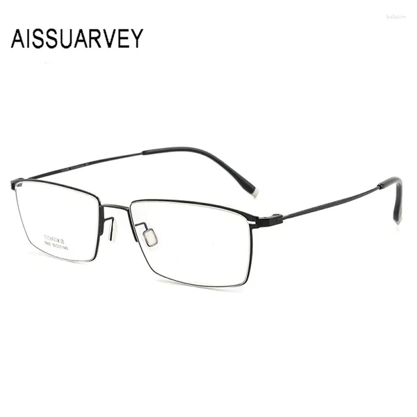 Lunettes de soleil Frames Titanium Eyeglass Men Optical Eyewear Flexible Light Prescription Goggles Brand Designer Top Quality