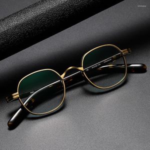 Sunglasses Frames Titanium Vintage Square Optical Glasses Frame Men Women Myopia Prescription Eyewear Japan Style Reading Eyeglasses