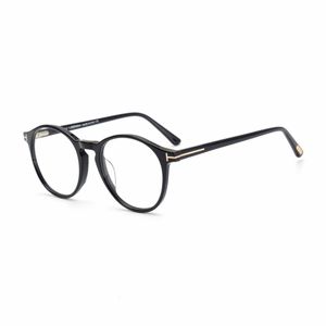 Lunettes de soleil Cadres TOM marque rétro acétate rond lunettes de Prescription cadre pour hommes lunettes pour femme haute qualité clair lentille lunettes TF5294 230417