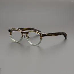 Lunettes de soleil Cadres Top Qualité Acétate Lunettes Cadre Hommes Japon Designer Marque Optique Lunettes Myopie Lecture Femmes Prescription EYEVN