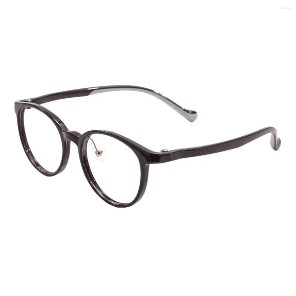 Les lunettes de soleil encadrent le cadre rond de lunettes d'enfants de TR pour des lentilles de prescription