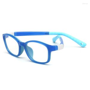 Zonnebrillen frames TR90 Siliconenglazen Kinderen Flexibele beschermende kinderen diopter bril rubber kind spektakel frame jongen meisje