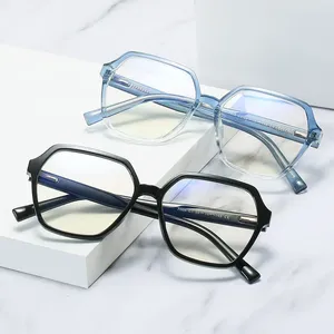 Lunettes de soleil Cadres Transparent Anti Blue Light Blocking Lunettes Hommes Square Ray Filtre Lunettes Ordinateur Femmes Lunettes Style De Mode