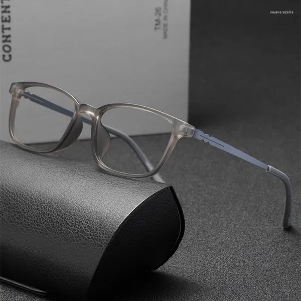 Gafas de sol marcos ultra liges tr cuadrado marco de anteojos de la moda de la moda