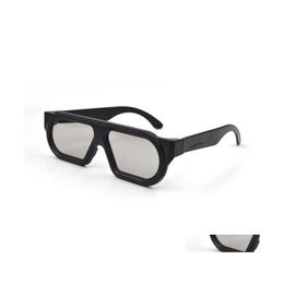 Zonnebrillen frames unisex 3D tv -bril vrouwen mannen gepolariseerd passieve bril voor echte cinemas cinema bioscoop brillen brillen l3 drop dhtok