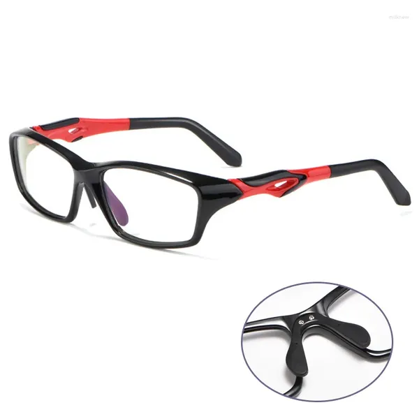 Cadres de lunettes de soleil Cadres de verre de sport optique unisexe avec bande antidérapante pour hommes TR lunettes de myopie flexibles vélo de plein air basket-ball