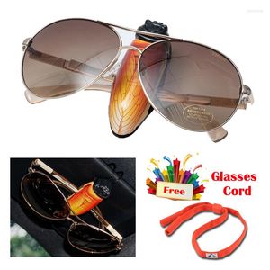 Lunettes de soleil Cadres Universel De Voiture Auto Pare-Soleil Lunettes Boîte Clip Carte Porte-Billets Lunettes Corde Attache Lunettes Pour Femmes Hommes