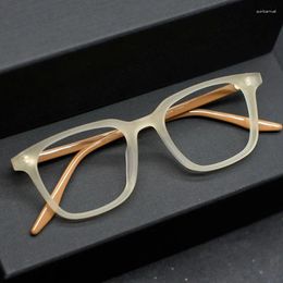 Zonnebrilmonturen UVLAIK TR90 Koreaans Vierkant Brilmontuur Dames Heren Bijziendheid Optische Bril Unisex Vintage Matte Brillen