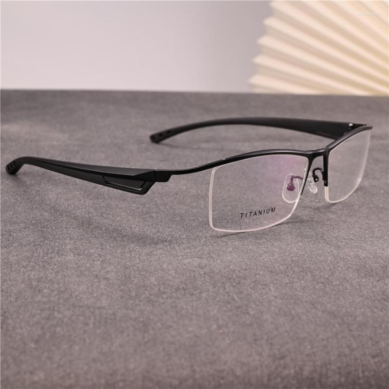 Оправа для солнцезащитных очков Vazrobe 162 мм, оправа для очков большого размера, мужские и женские большие очки с бровями, полуободковые очки