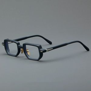 Zonnebrillen frames vintage gepersonaliseerde mode dikke plaat vierkant van hoogwaardige bril bril frame heren optisch recept anti blauw lichtglazen 231218