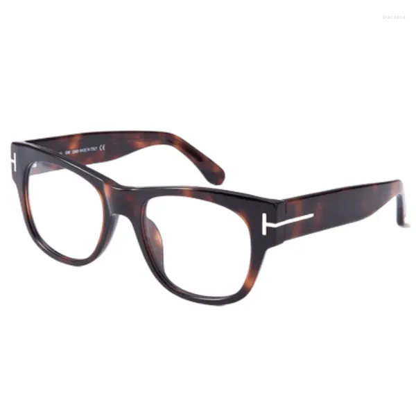 Lunettes de soleil Cadres Vintage Tablet Prescription Lunettes Pour Hommes Et Femmes Mode Coréenne Acétate Jambe Épaisse Grand Cadre TF5040 Haute Qualité