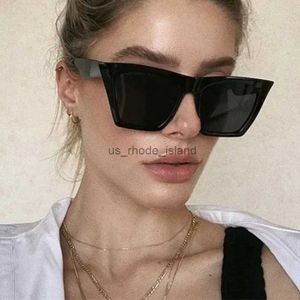 Lunettes de soleil Frames Femmes NOUVEAU CHAT Eye Lunettes de soleil Unisexe Retro Square Filet Surdimension Lunettes de lune