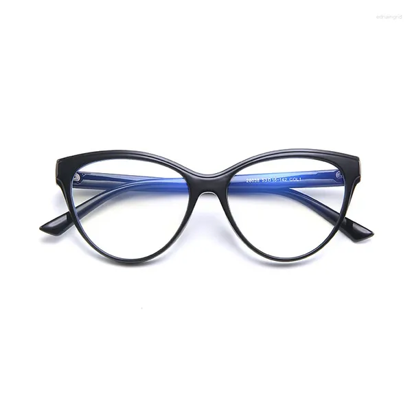 Monturas de gafas de sol para mujer, montura de gafas con luz azul, gafas transparentes para hombre, gafas ópticas para ordenador, lentes transparentes