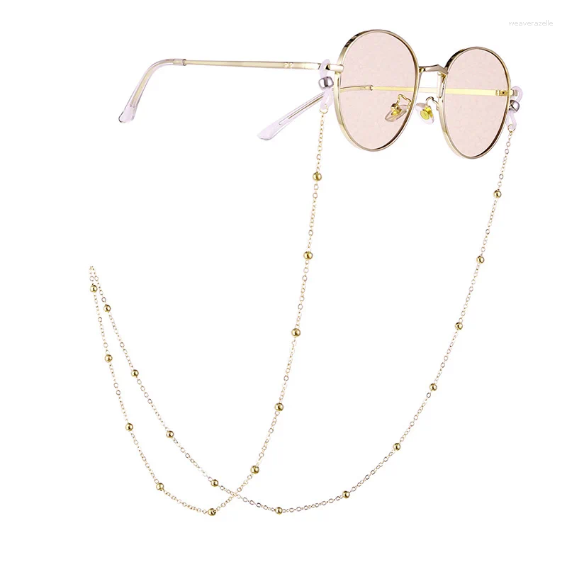 Sonnenbrillenrahmen für Damen, modisch, schick, Leseperlen, Brillenkette, Brillenband, Brillenband, Seil, Brillenketten
