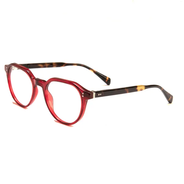 Lunettes de soleil Cadres YQ Trading Company 1003 Acétate Optique Lunettes Hommes Vintage Prescription Lunettes Cadre Femmes Rétro Lunettes Rondes