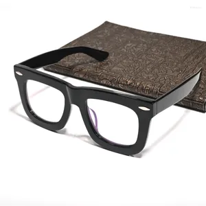 Lunettes de soleil Cadres Zerosun surdimensionné lunettes cadre mâle femmes lunettes hommes petit rond acétate noir tortue lunettes pour prescription