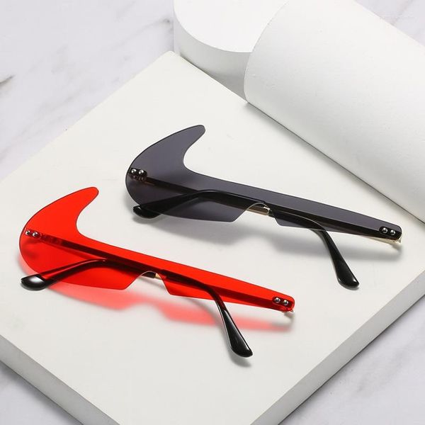 Lunettes de soleil Fonds pour les lunettes de fête en plastique rétro sans monture