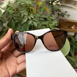 Lunettes de soleil France Luxury Designer Brand Cat Eye Women Femmes Toroise acétate Brown Lens BL1564SSUNGLASSES254W