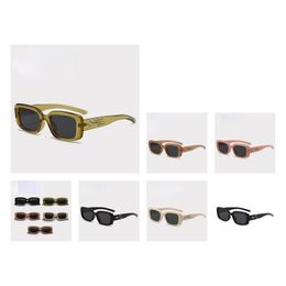 Gafas de sol Marrón de metal clásico de lujo de diseño de monstruos para hombres y mujeres Protección de lentes UV400 Entrega de gota de alta calidad OTZP5