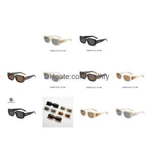 Gafas de sol Marrón de metal clásico de lujo de diseñador de monstruos para hombres y mujeres UV400 Protección de lentes Entrega de gota de alta calidad otecs