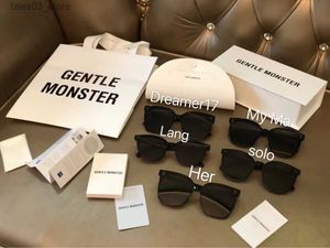 Lunettes de soleil GENTLE MONSTER Lunettes de soleil Femmes Homme Designer Summer Cat Eye Sun Her et PALETTE et Myma Lunettes surdimensionnées Driver Jennie Goggles Q231120