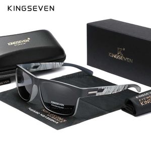 Lunettes de soleil Véritable Kingseven Nouveau 2023 Brand Design Mens Lunettes Polarized Sunglasses Femmes UV Lens Fashion Eyewear Oculos de Sol 24412