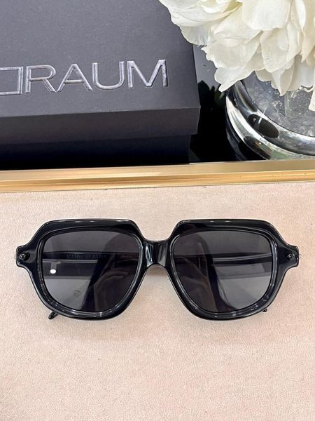 Occhiali da sole Germania KUBRAUM Acetato spesso Donna Uomo Protezione UV400 Vintage Retro Classcial Con custodia Oculos Maske P13