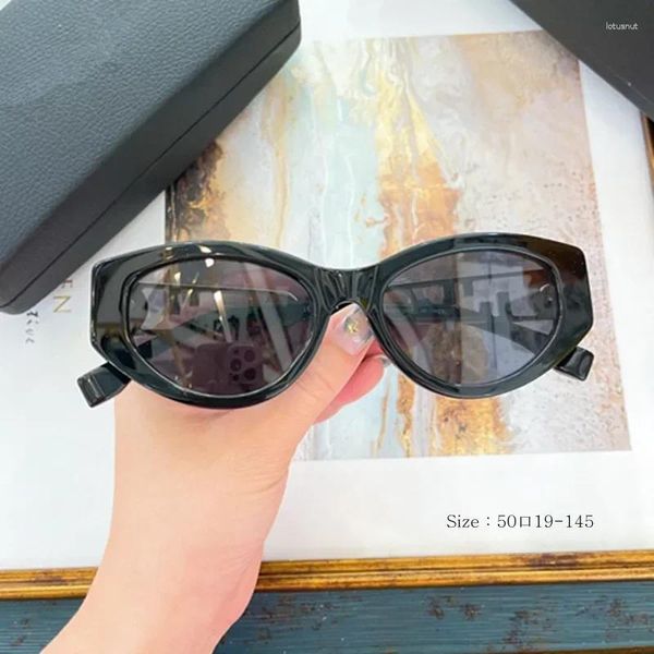 Gafas de sol para niñas y ojos de gato, gafas de sol pequeñas para mujer, estilo triangular Vintage de lujo, moda femenina, marca de diseñador, 2024