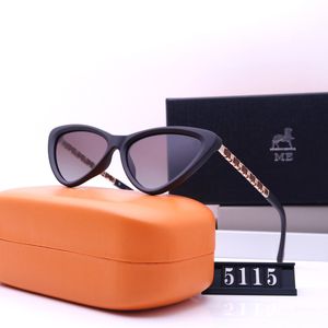 Gafas de sol Marcos de gafas Diseñadores de prescripción Hombres para mujeres Estuche Triángulo Ojo de gato Marco pequeño 2024 Vintage para mujeres Gafas de sol Accesorios para gafas femeninas 5115