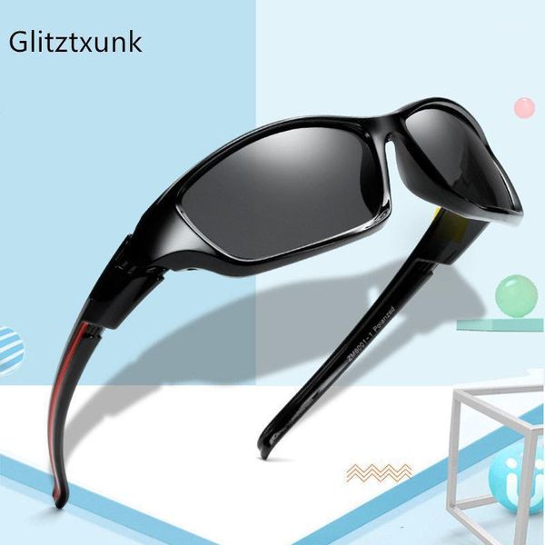 Gafas de sol Glitztxunk 2021 Niños Polarizados Gafas de sol deportivas cuadradas para niños para niños Niñas UV400 Sombra Eyewares Goggles1