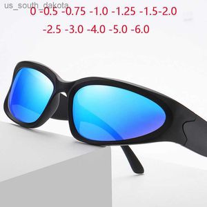 Lunettes de soleil GSBJXZ Outdoors Sport Driving Myopie Lunettes de soleil Hommes Polarized Small Frame Anti-Glare Prescription Lunettes de soleil 0 -0.5 -0.75 à -6 L230523